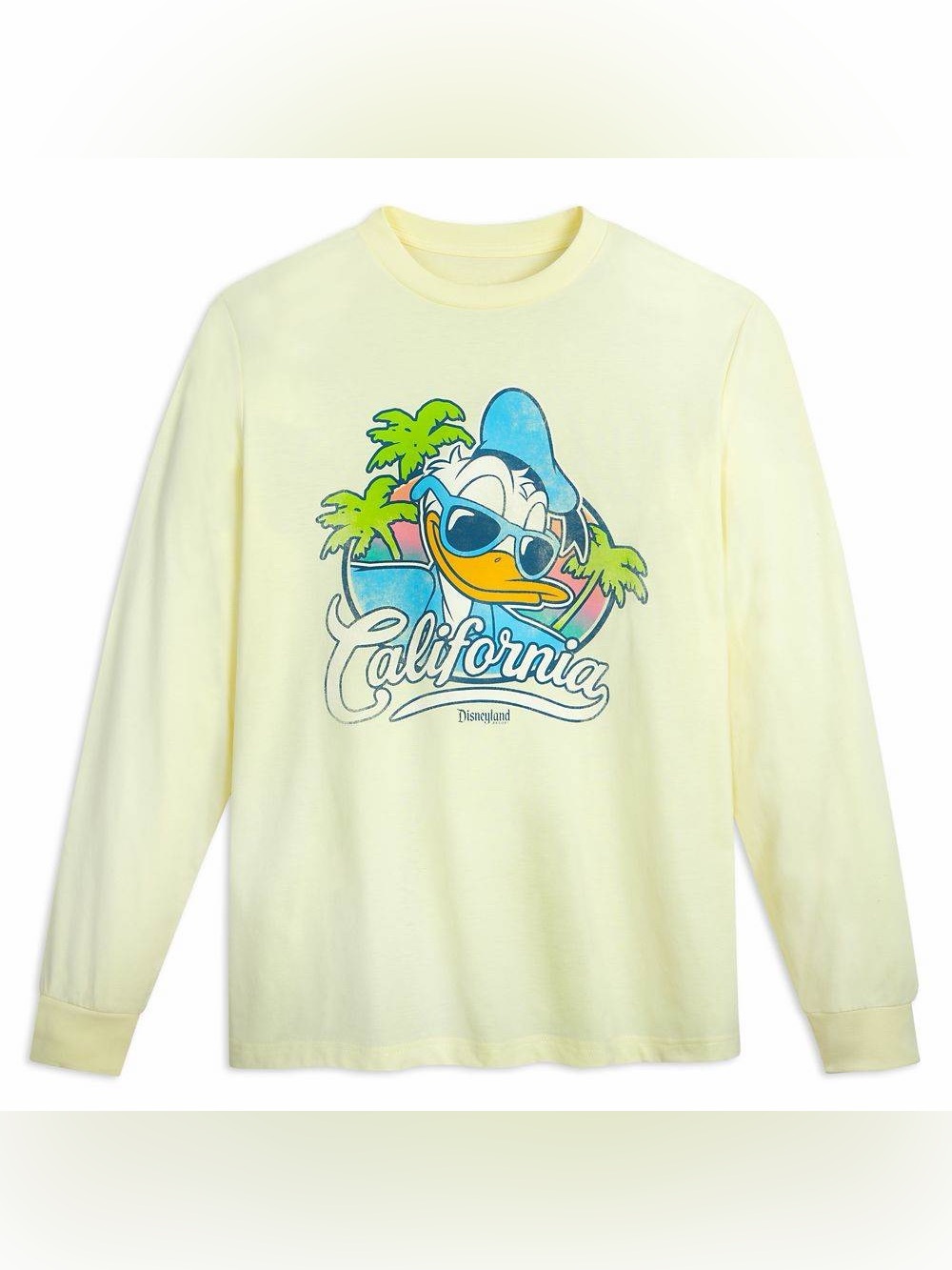 Disney Disneyland Parks California Donald Duck 2024 L/S Tee T-Shirt NWOT XS